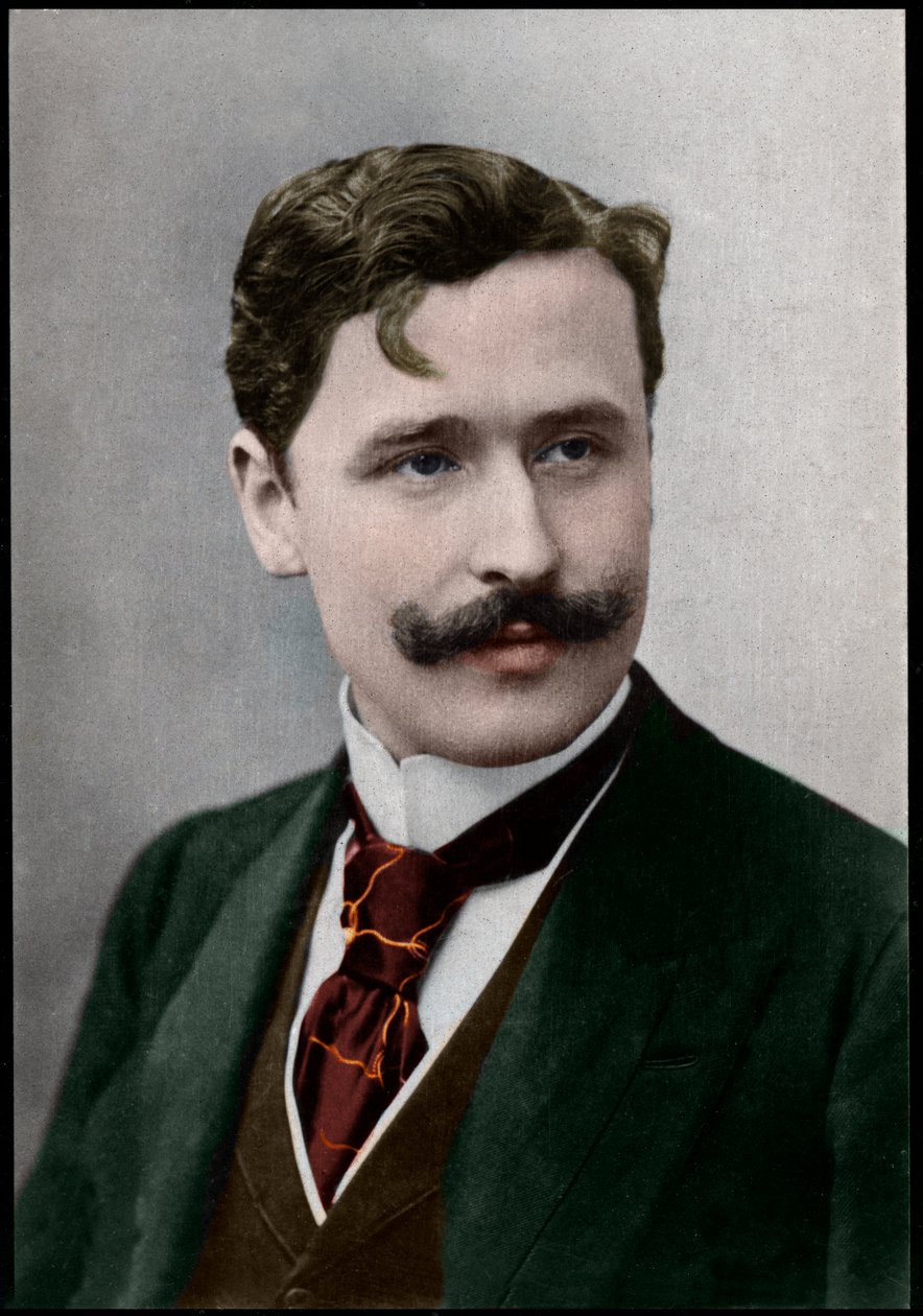 Portræt af Georges Feydeau (1862-1921), fransk dramatiker. af French Photographer