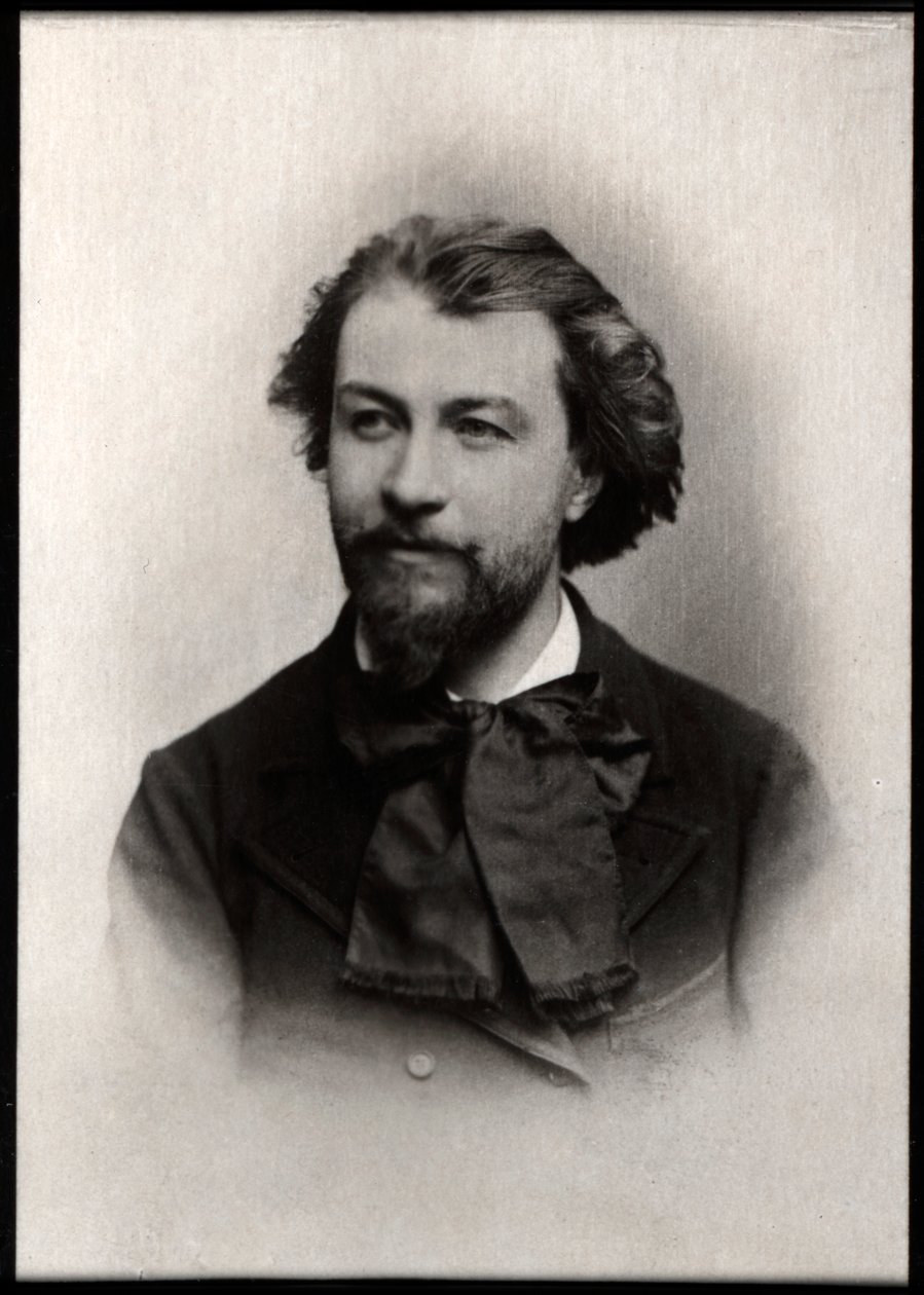 Portræt af Gustave Charpentier (1860-1956), fransk komponist. af French Photographer