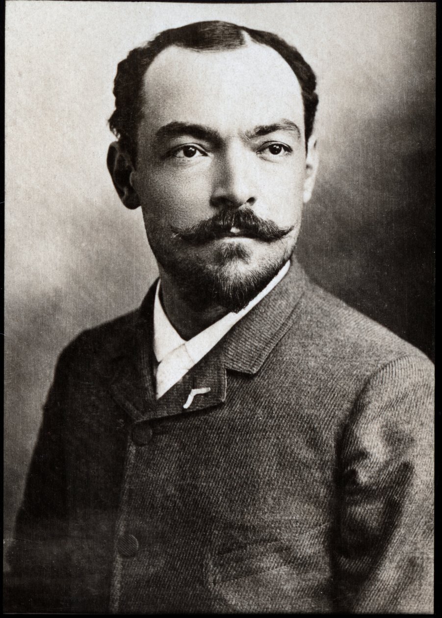 Portræt af Leon Marais (1853-1891), fransk skuespiller. af French Photographer
