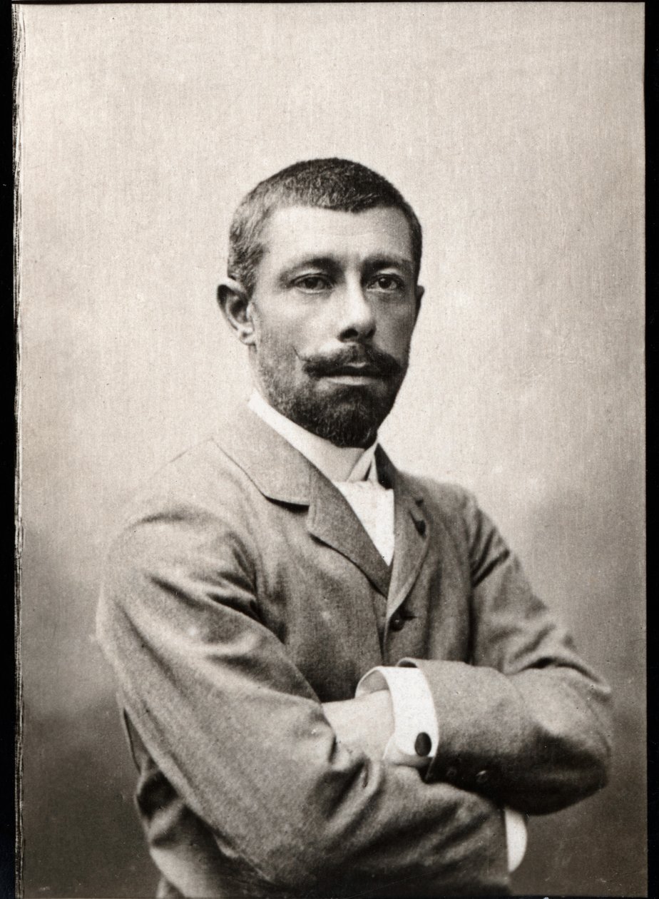Portræt af Louis Alexandre Antoine Mizon (1853-1899), fransk opdagelsesrejsende og kolonialadministrator. af French Photographer