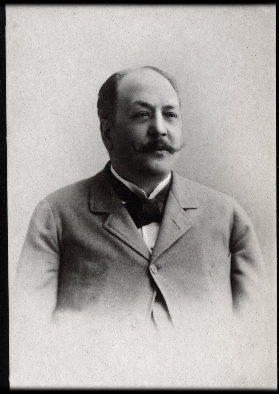 Portræt af Louis Varney (1844-1908), fransk komponist. af French Photographer