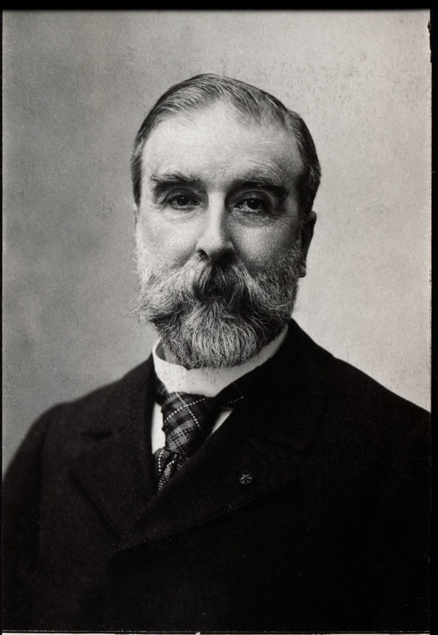 Portræt af Ludovic Halevy (1834-1908), fransk forfatter og dramatiker. af French Photographer