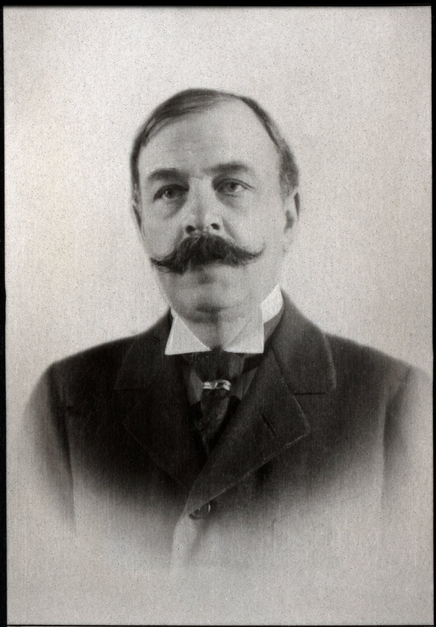 Portræt af Octave Mirbeau (1848-1917), fransk forfatter. af French Photographer