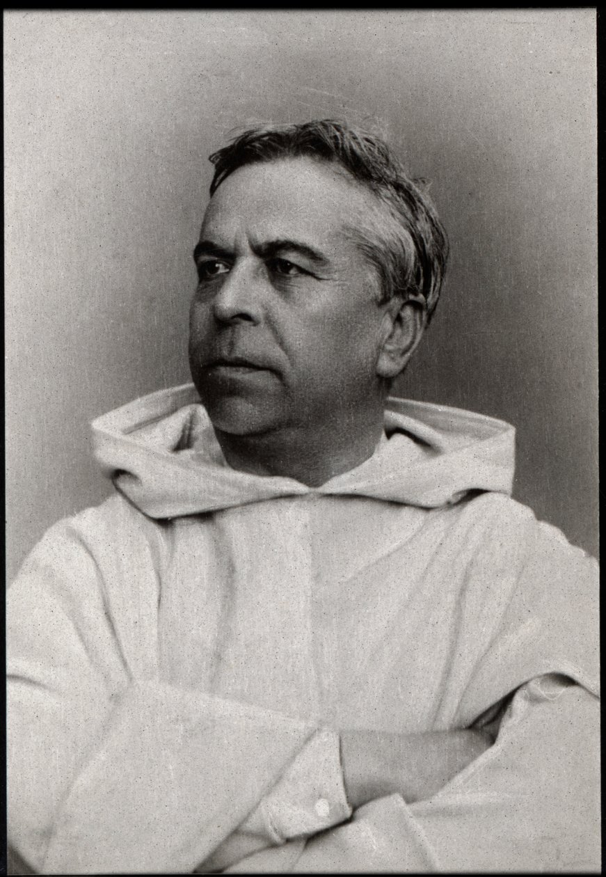 Portræt af Pere Henri Didon (1840-1900), fransk dominikansk prædikant, forfatter og pædagog. af French Photographer