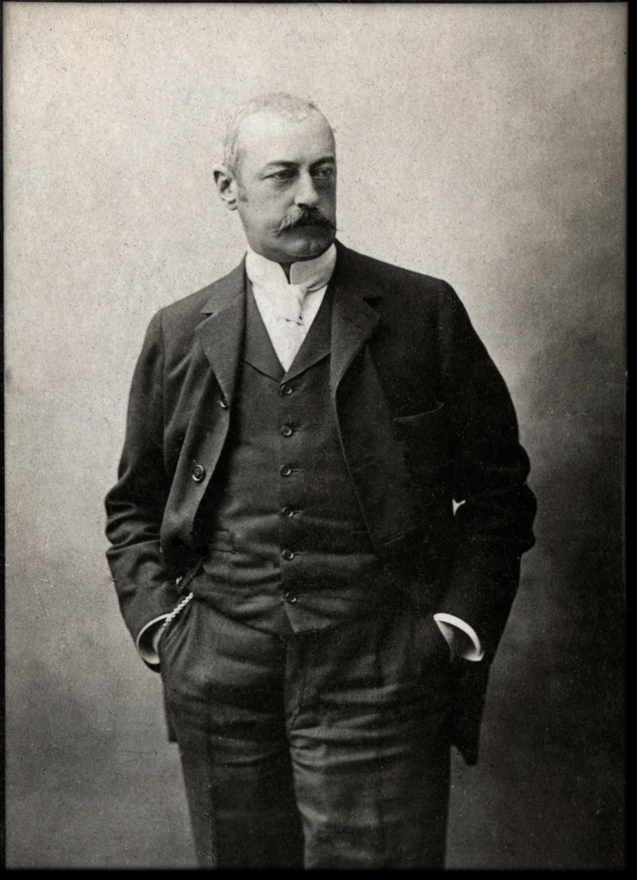 Portræt af Pierre Waldeck Rousseau (1846-1904), fransk statsmand. af French Photographer