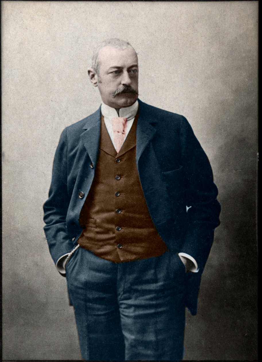 Portræt af Pierre Waldeck Rousseau (1846-1904), fransk statsmand. af French Photographer