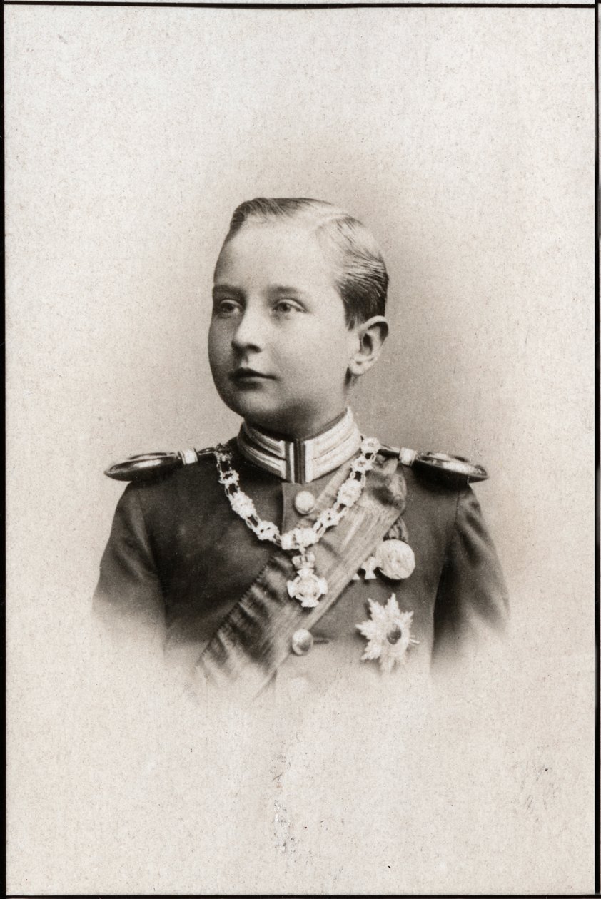 Portræt af prins August Wilhelm af Preussen (1887-1949). af French Photographer