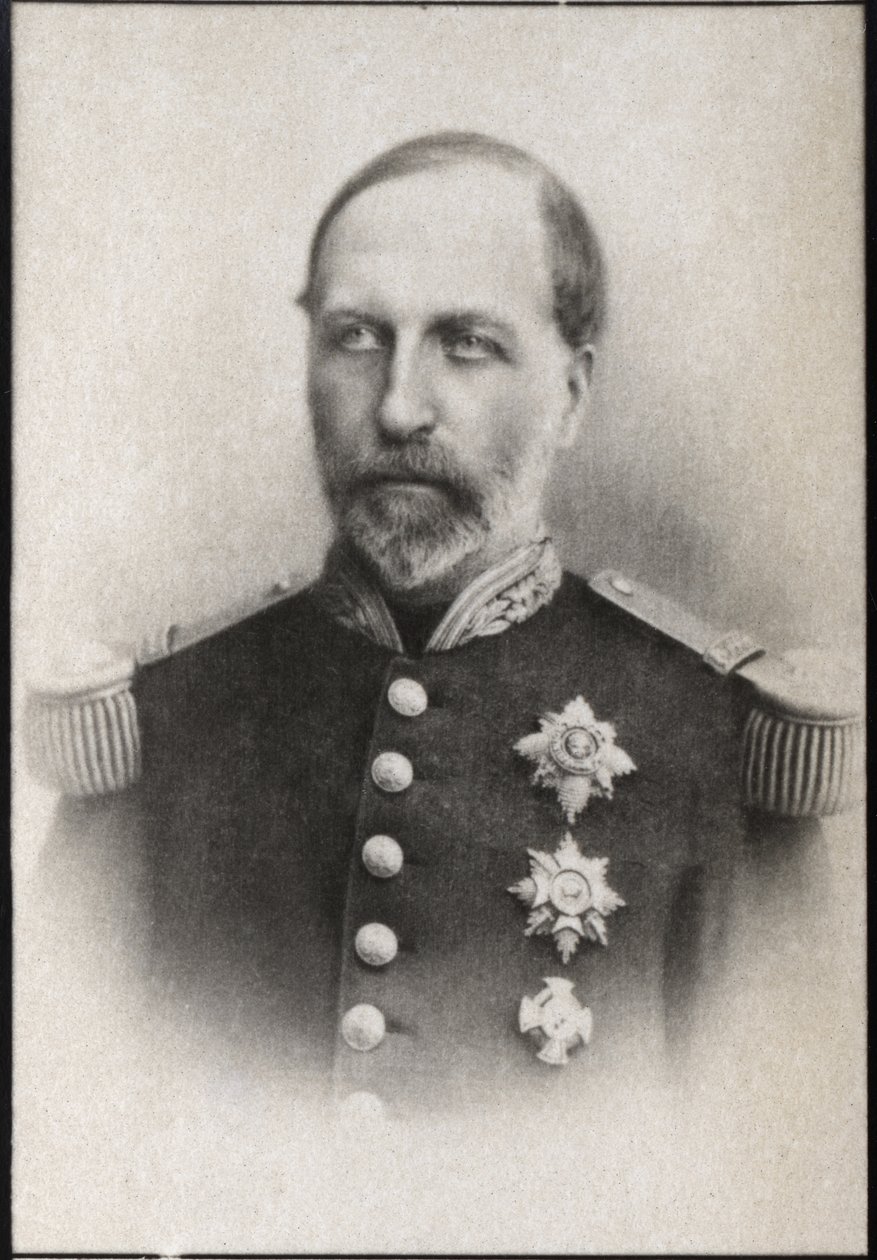 Portræt af prins Philippe af Belgien (1837-1905) af French Photographer
