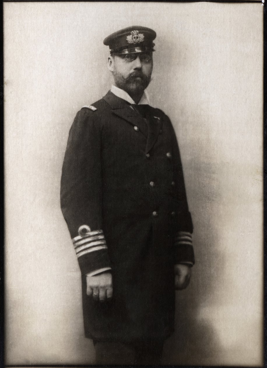 Portræt af Prins Valdemar af Danmark (1858-1939). af French Photographer