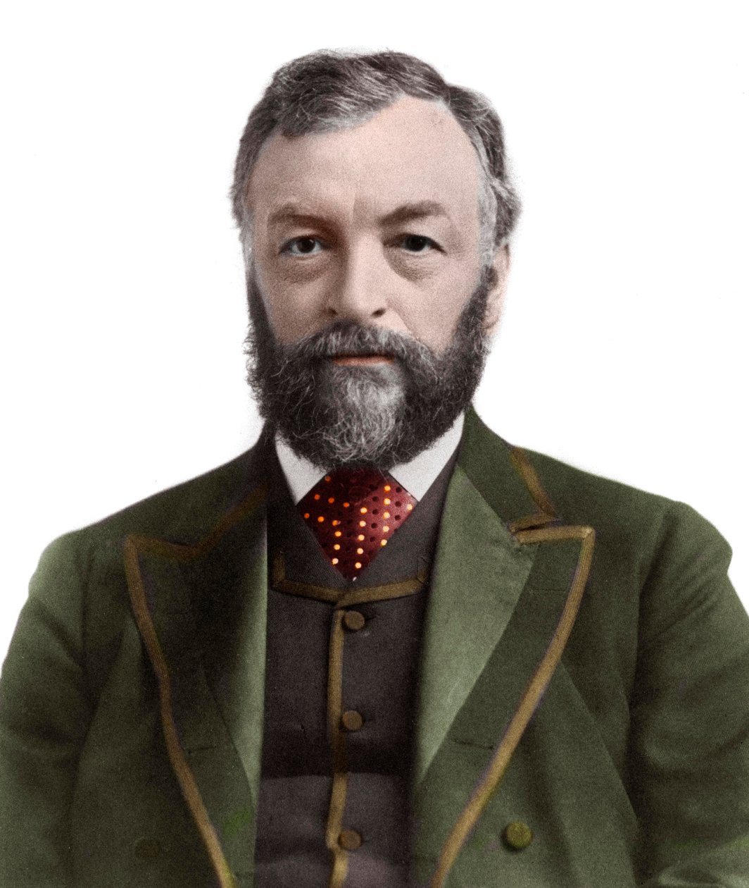 Portræt af Samuel Pierpont Langley (1834-1906). Amerikansk astronom og flypioner. af French Photographer
