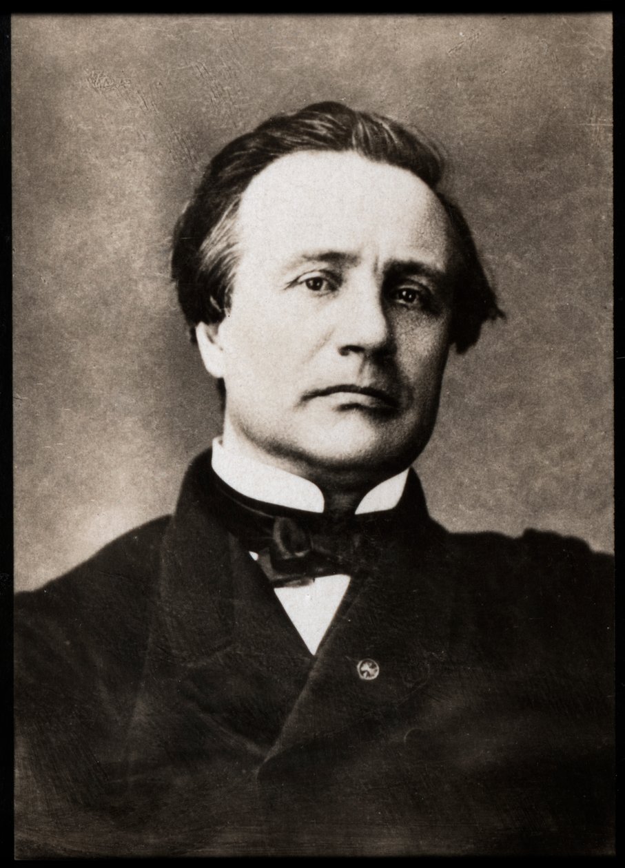 Portræt af Victor Duruy (1811-1894), fransk historiker og statsmand. af French Photographer