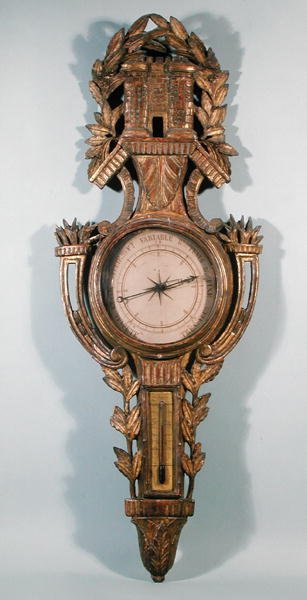 Barometer (forgyldt træ) af French School
