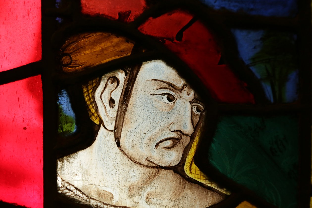 Tilskuer i Saint Sebastian-vinduet af French School