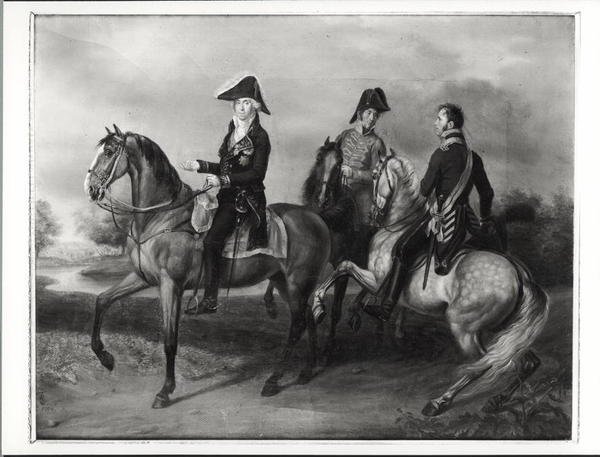 Hertug af Bassano (1763-1839) rider i Polen, 1809 af French School