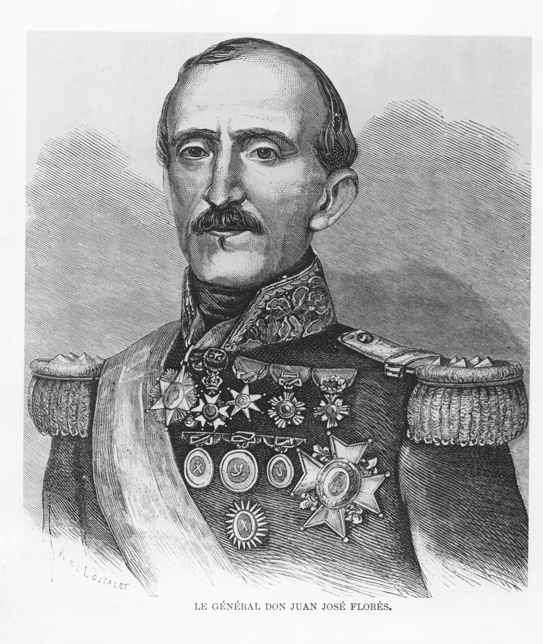 John Joseph blomster af French School