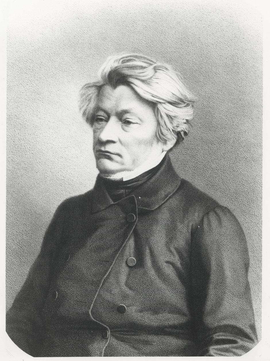 Portræt af Adam Mickiewicz af French School