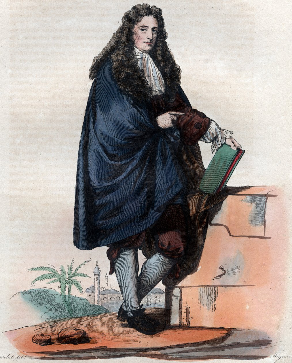 Portræt af Jean Chardin (1643-1713), fransk juveler og rejsende. af French School