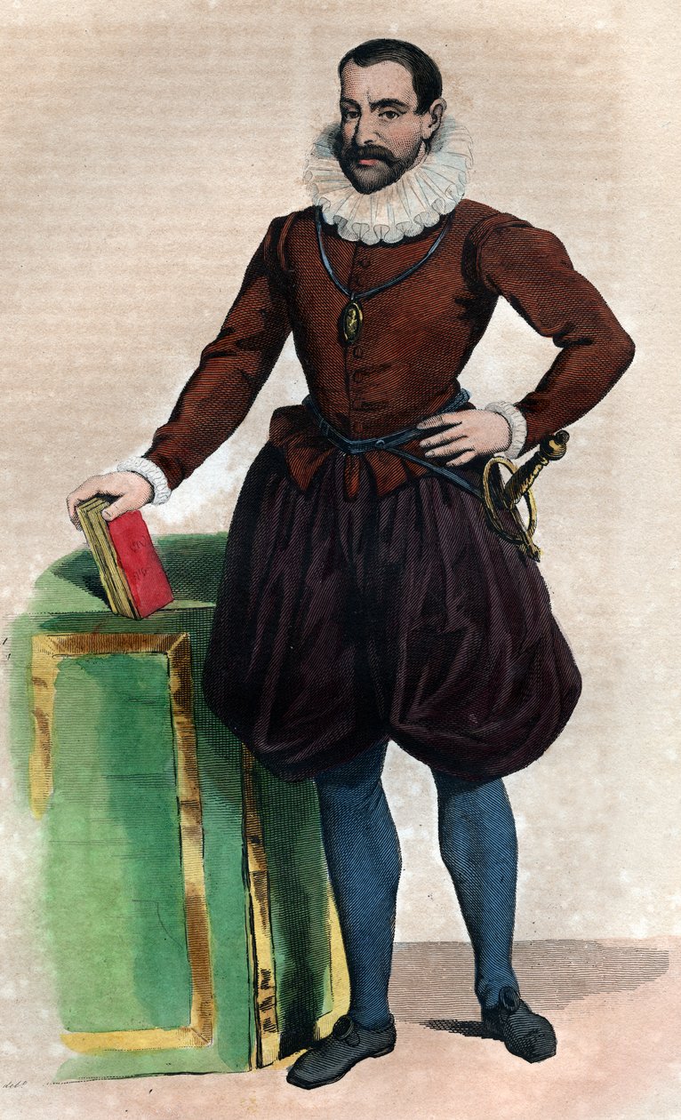 Portræt af Philippe Duplessis Mornay (1549-1623), Lord of Plessis Marly, fransk protestantisk forfatter. af French School
