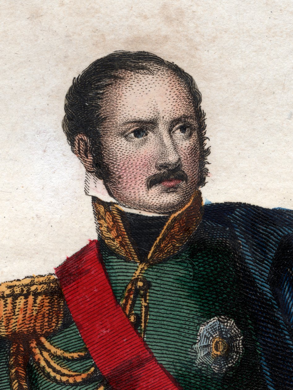 Portræt af prins Eugene Rose de Beauharnais (1781-1824), vicekonge af kongeriget Italien, storhertug af Frankfurt, hertug af Leuchtenberg. af French School