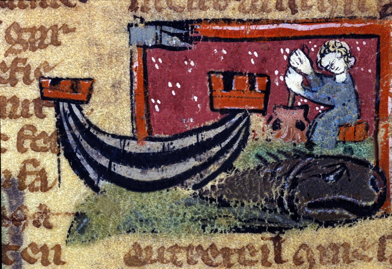 Rejsen til St Brendan the Navigator af French School