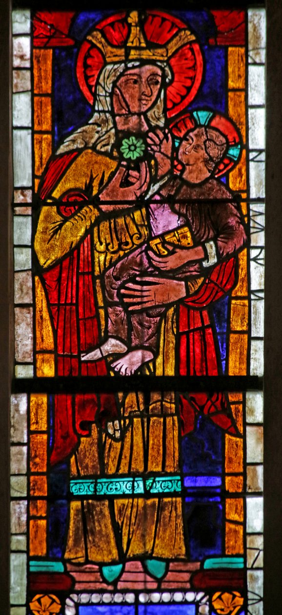 Vindue fra Johannes Døberens kirke, 1275-90 af French School