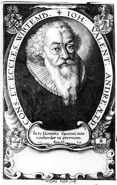 Portræt af Johann Valentin af Wurtemburg, graveret af Wolfgang Kilian (1581-1662) 1639 af German School