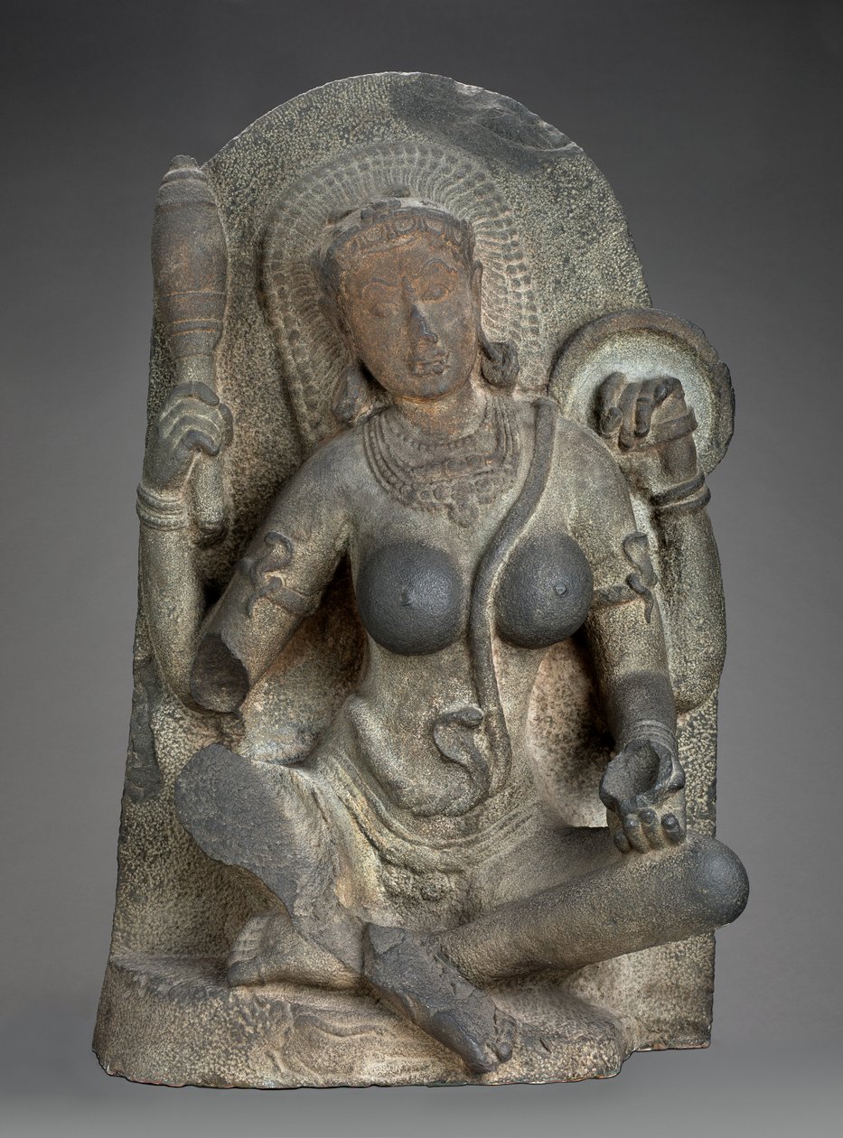 Yogini (granit) af Indian School