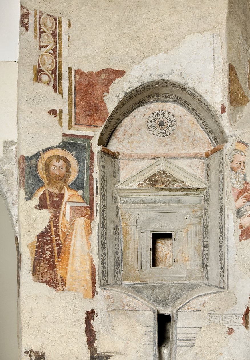 Niche med Tabernakel og Apostle af Italian School