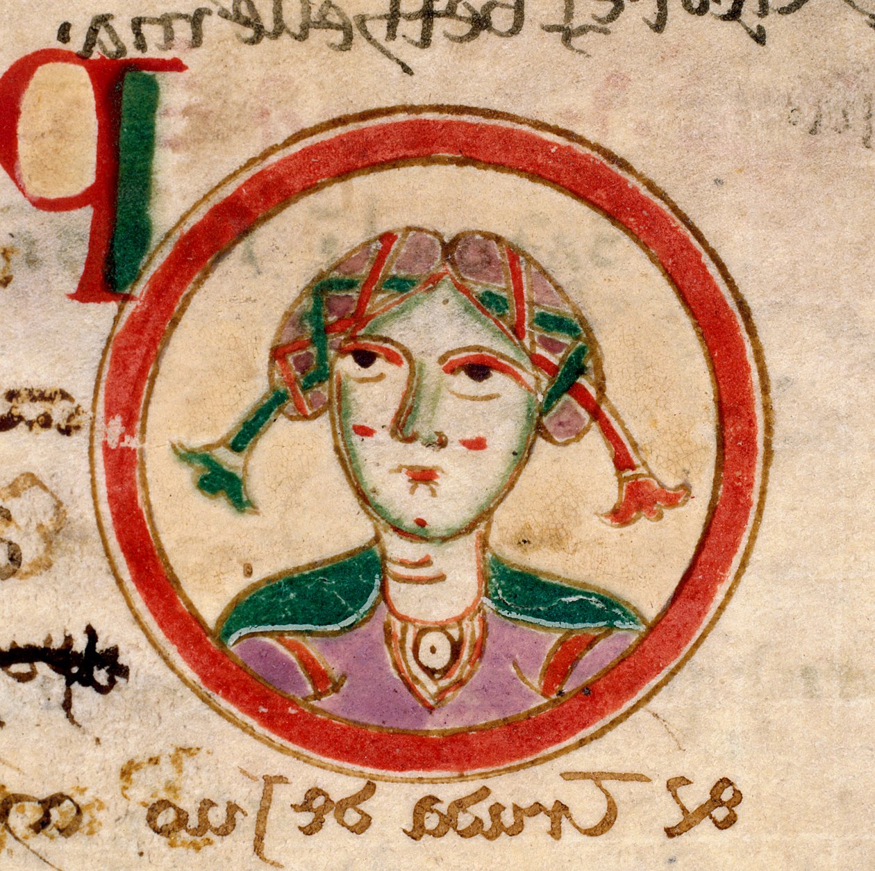 St. Euphemia: f.103v i Obitarium Sancti Spiritus af Unknown