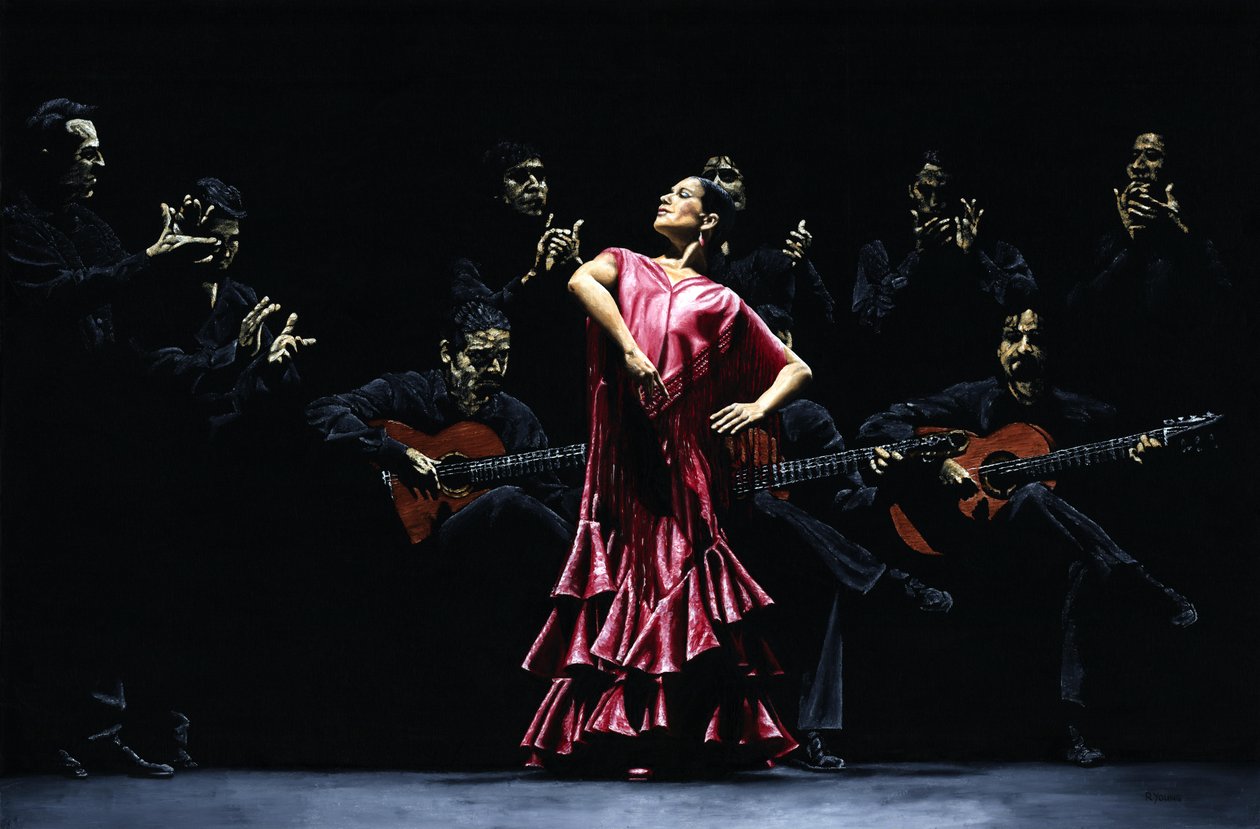 Stolt flamenco-danser af Richard Young