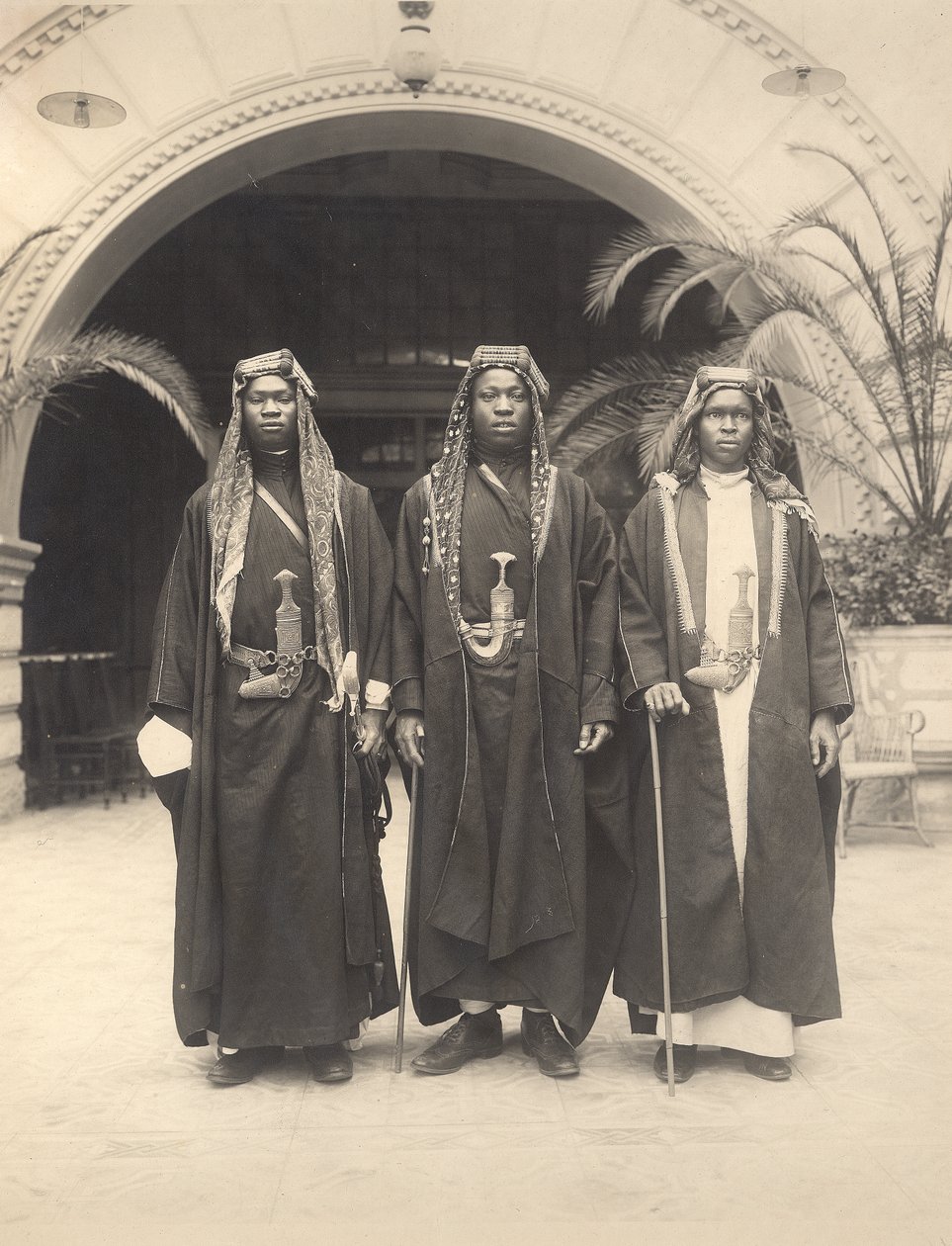 Sherif Abdullahs tjenere, Jerusalem, 1921 af A. Reid