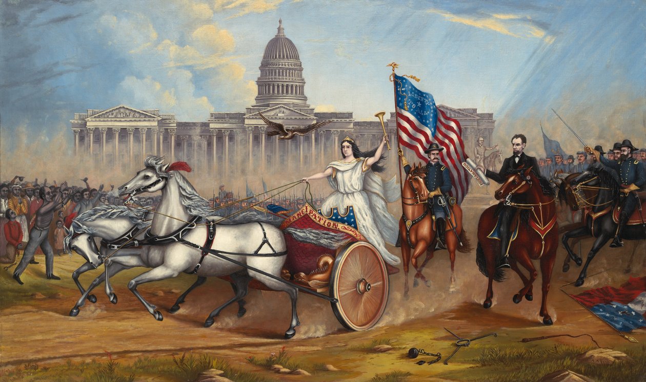 Emancipation Proclamation, 1864 eller senere. af A.A. Lamb