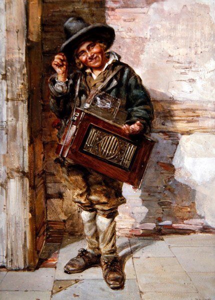 Hurdy-Gurdy-spilleren af A.J. Rayner