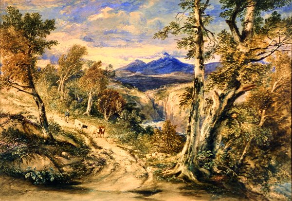 Glen Falloch af A.V. Copley (after) Fielding