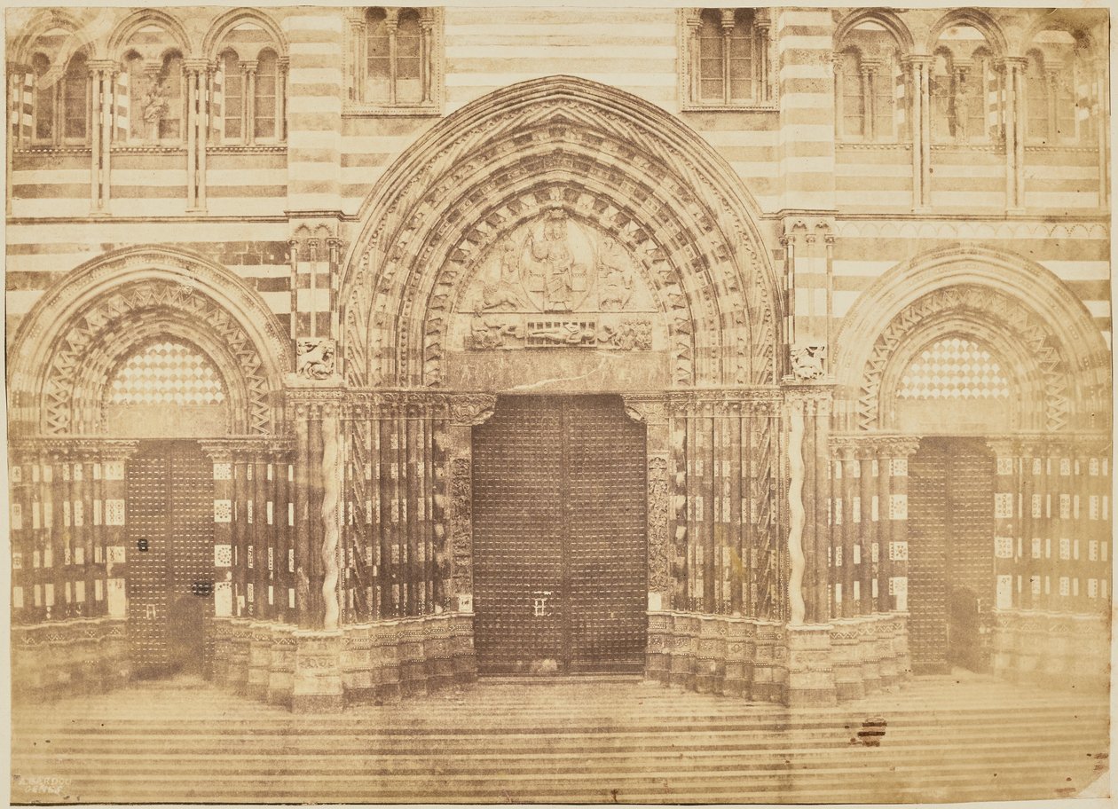 [Katedralens døre i Genova] af A. Bardou