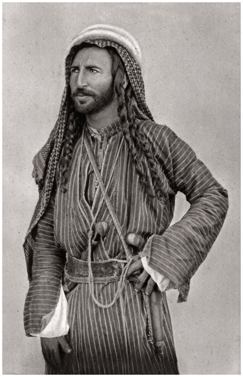 En beduin fra ørkenen, Irak, 1925 af A. Kerim