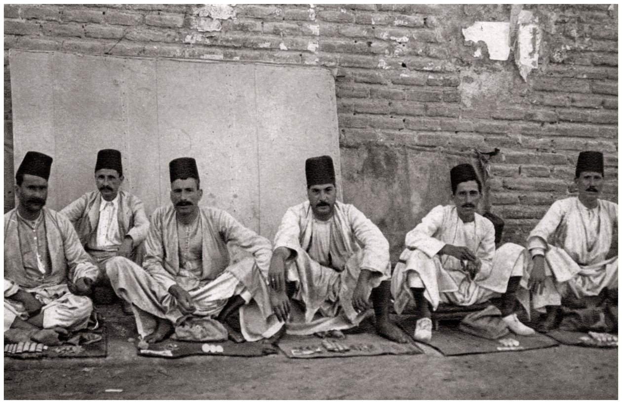 Tyrkiske pengevekslere, Bagdad, Irak, 1925 af A. Kerim