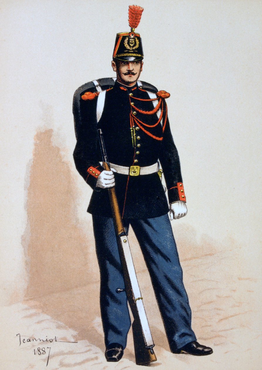 Den republikanske garde, 1871 1887 af A. Lemercier