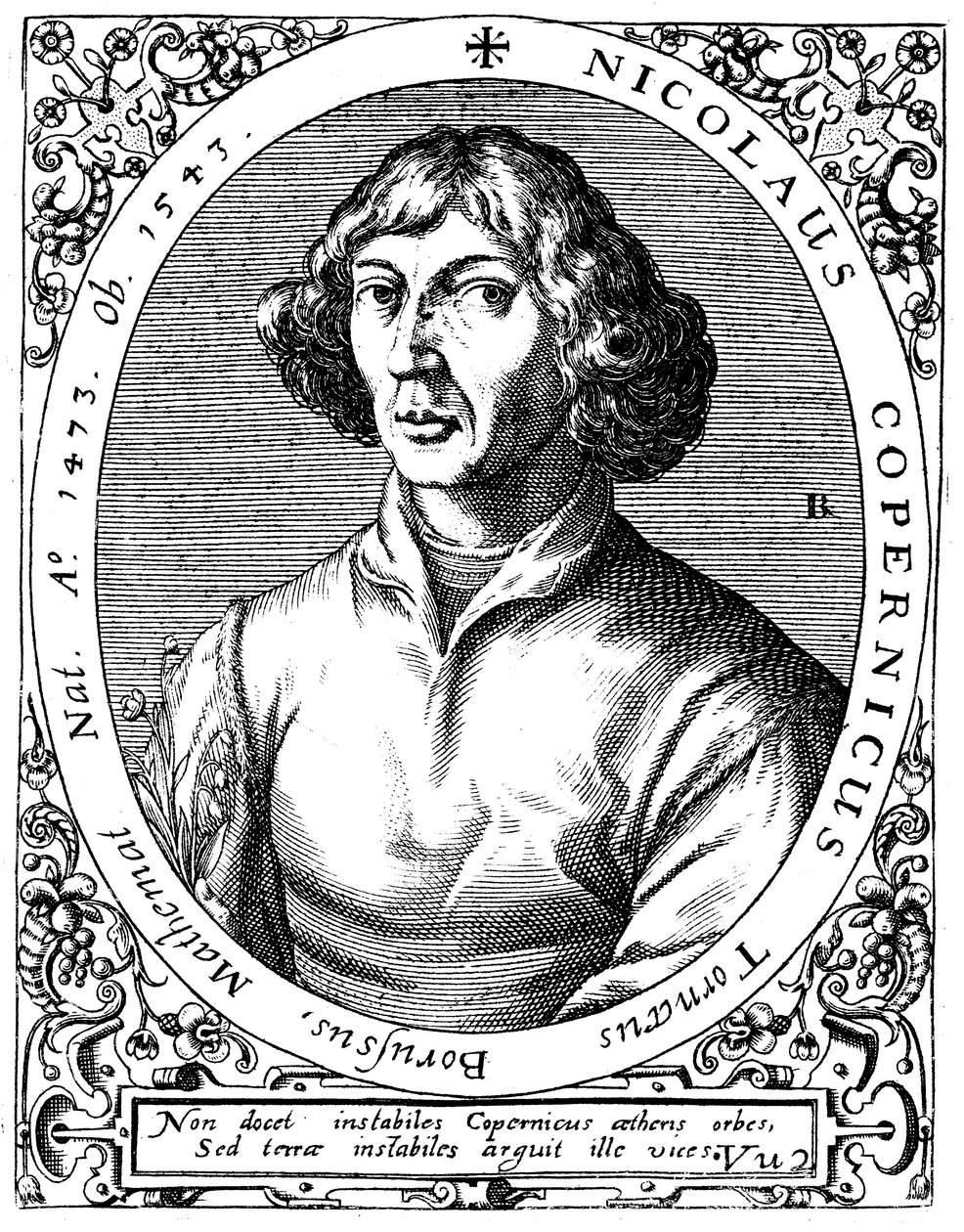 Nicolaus Copernicus, polsk astronom, 1645 af A. de Bry