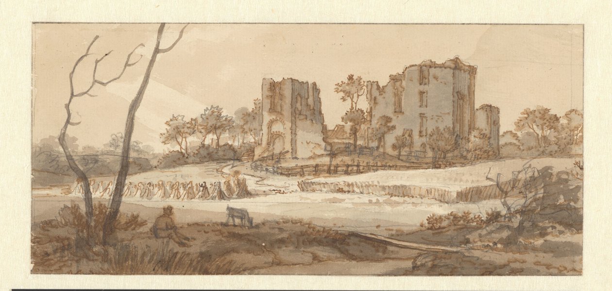 Ruin af Brederode af Aarnout ter Himpel