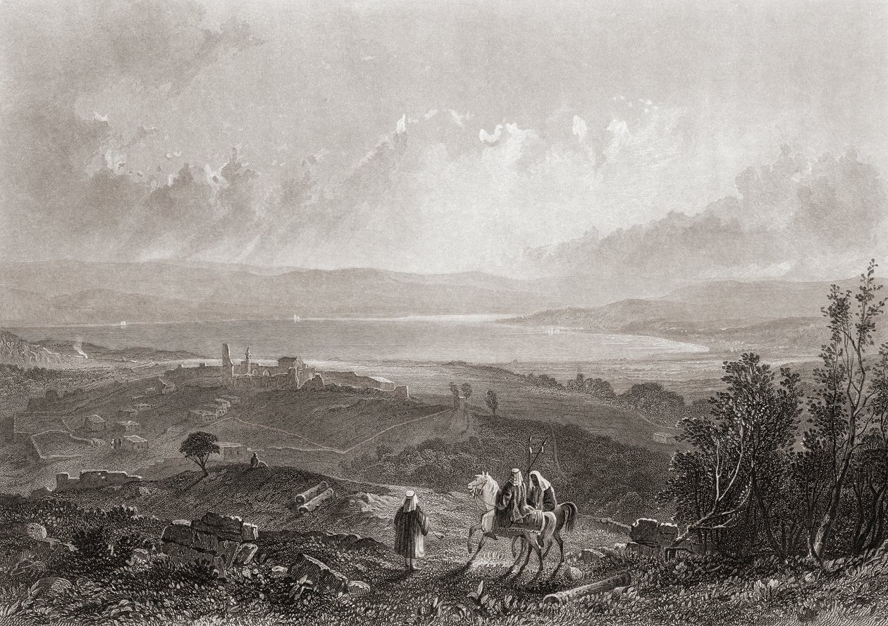 Tiberias-søen, Israel af Aaron Edwin Penley