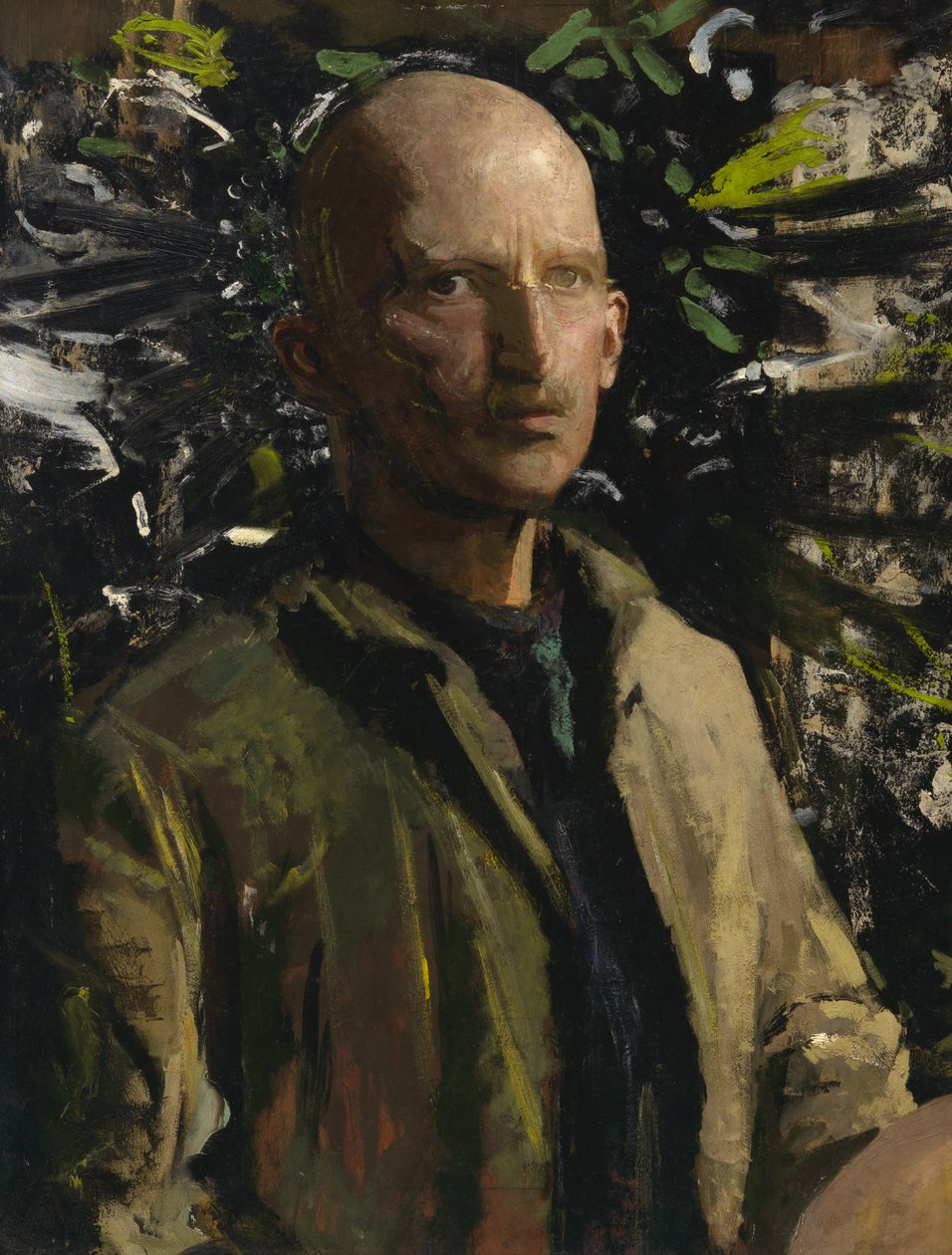 Abbott Handerson Thayer, Selvportræt, 1920. af Abbott Handerson Thayer