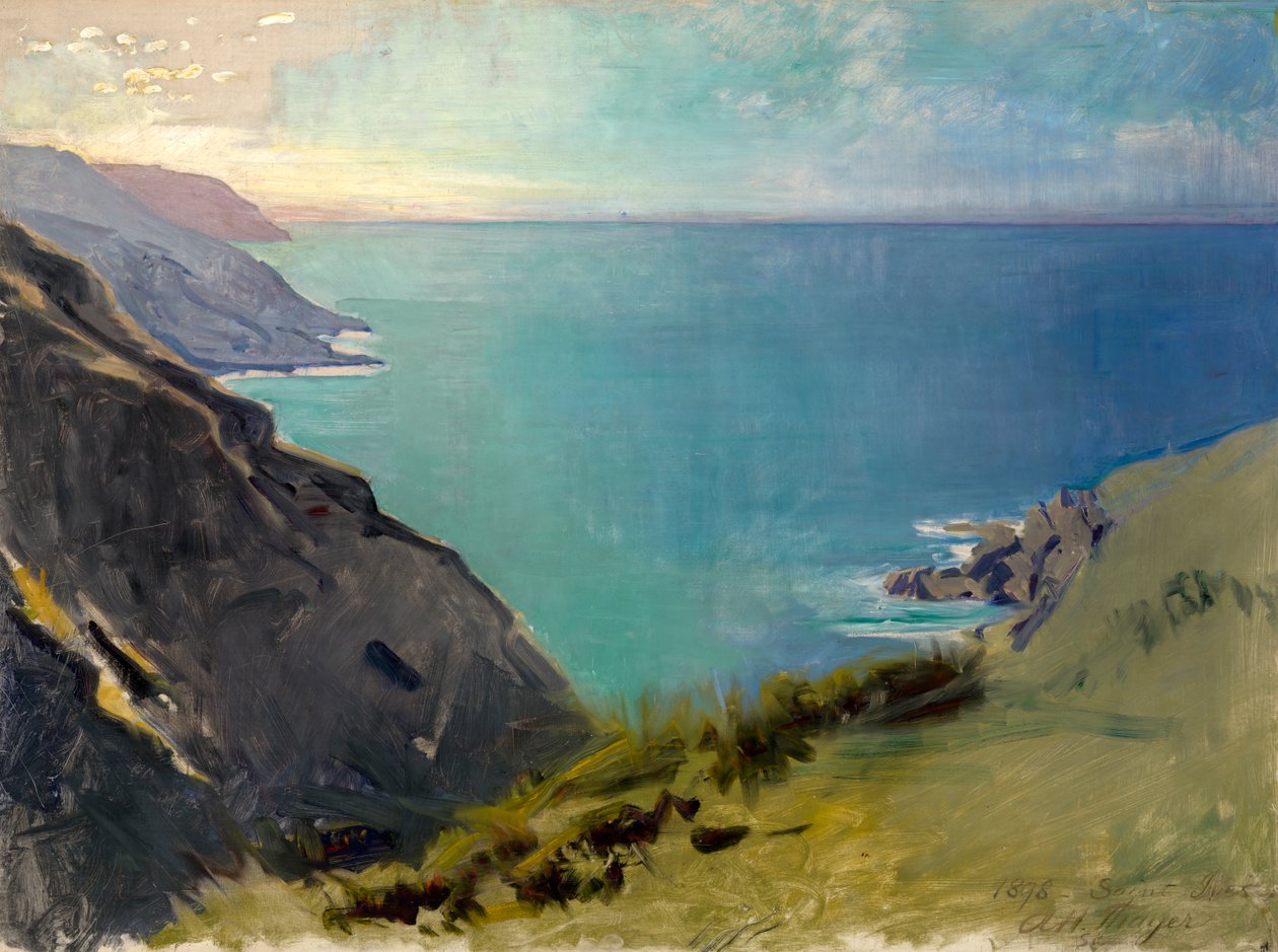 Cornish Headlands, 1898. af Abbott Handerson Thayer