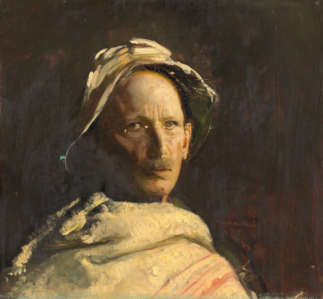Selvportræt af Abbott Handerson Thayer