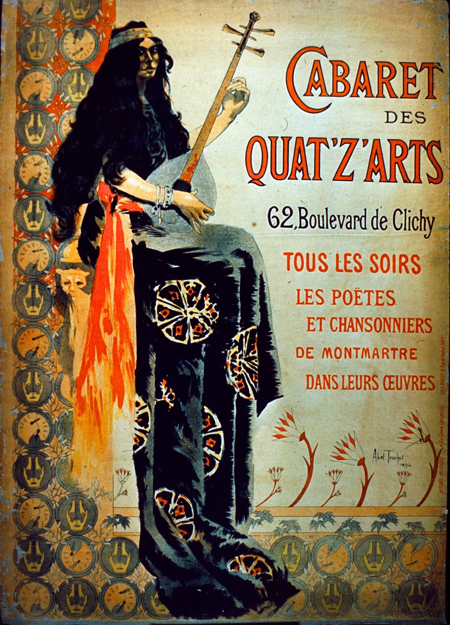 Cabaret des Quat'z'Arts, 1894 af Abel Truchet