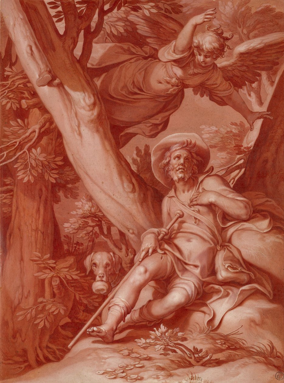 St. Roch af Abraham Bloemaert