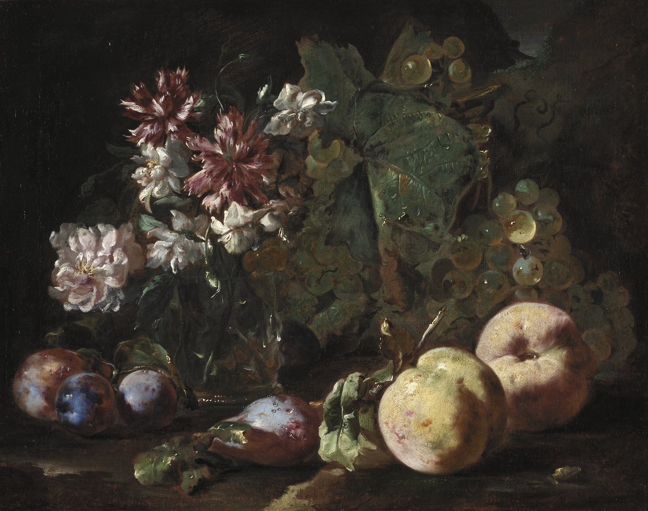 Stilleben af frugt og blomster, 1670-80 af Abraham Brueghel
