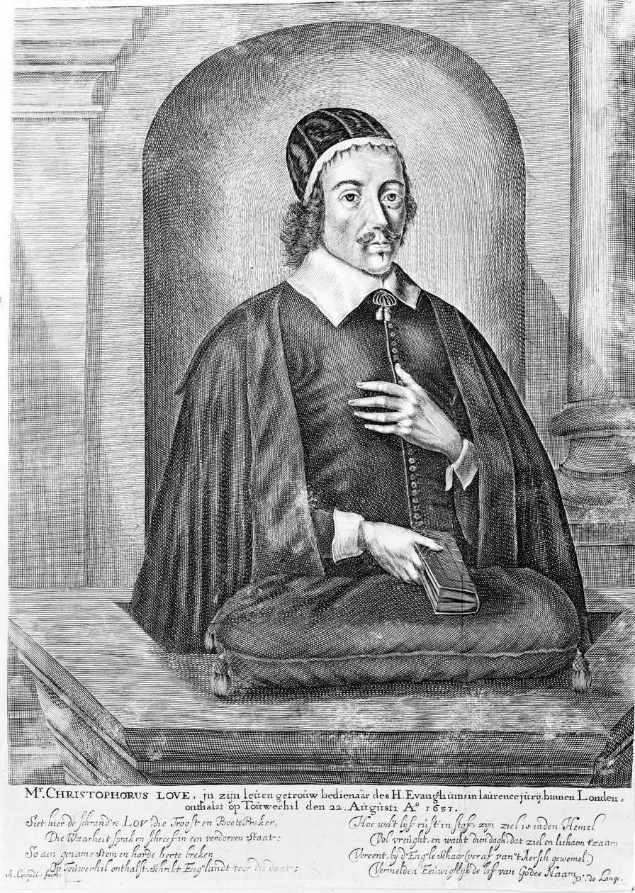 Christopher Love, c.1651 af Abraham Conradus