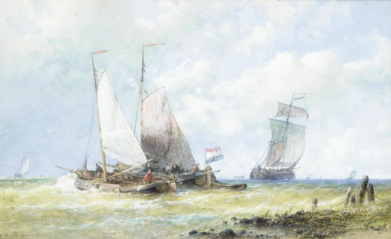 Ud til fiskepladserne af Abraham Hulk