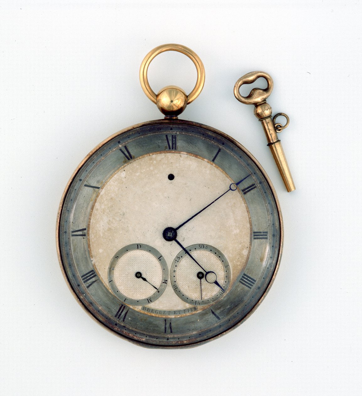 Guld ur med nøgle ejet af Napoleon, ca. 1815 (guld og andet metal) af Abraham Louis Breguet